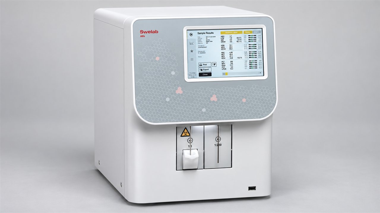 Swelab Alfa Plus Basic - Выполнение общего анализа крови 