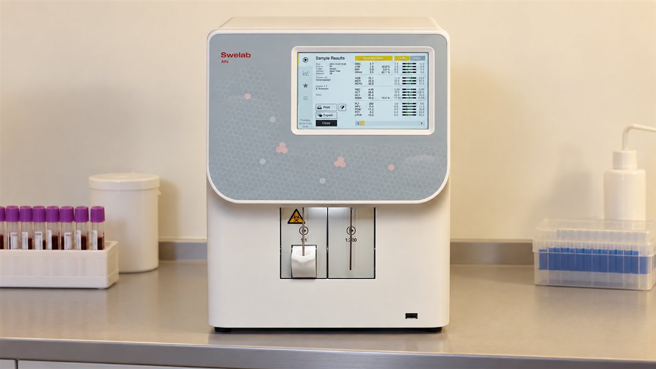 Swelab Alfa Plus Basic - Базовая модель автоматического гематологического анализатора